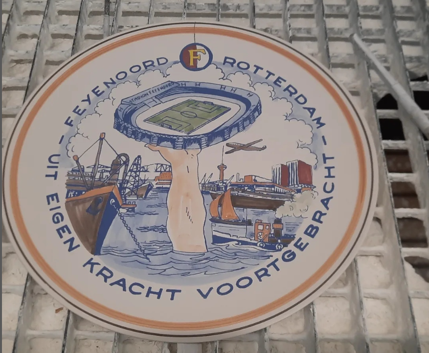 Feyenoord bord schoonhoven keramiek